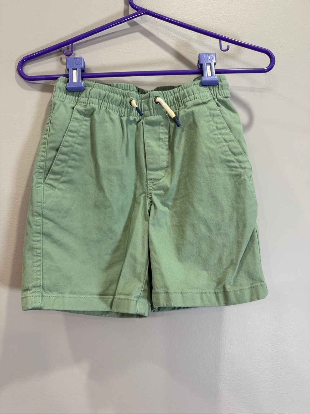 GAP boys  Sage Green Elastic Waist Chino Shorts